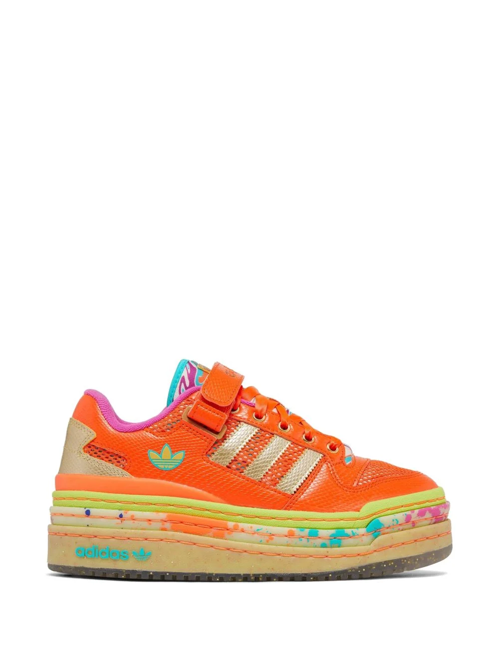 triple platform sneakers - 1