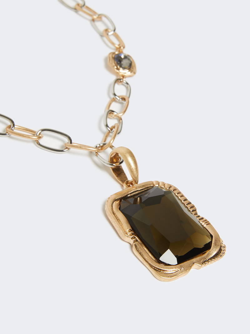 WEEKEND Max Mara TEMPO Metal pendant necklace outlook