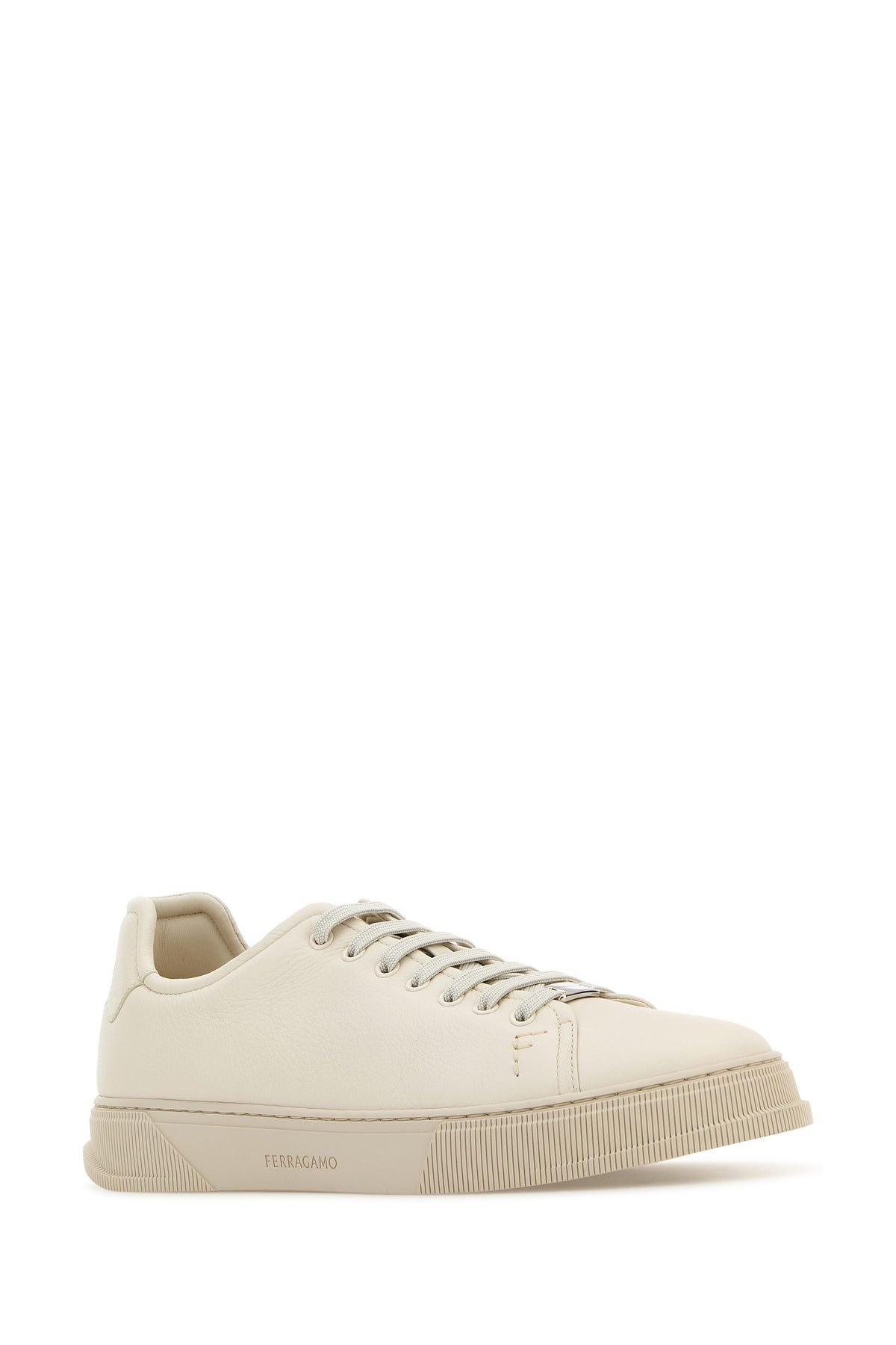 Ivory leather sneakers - 2