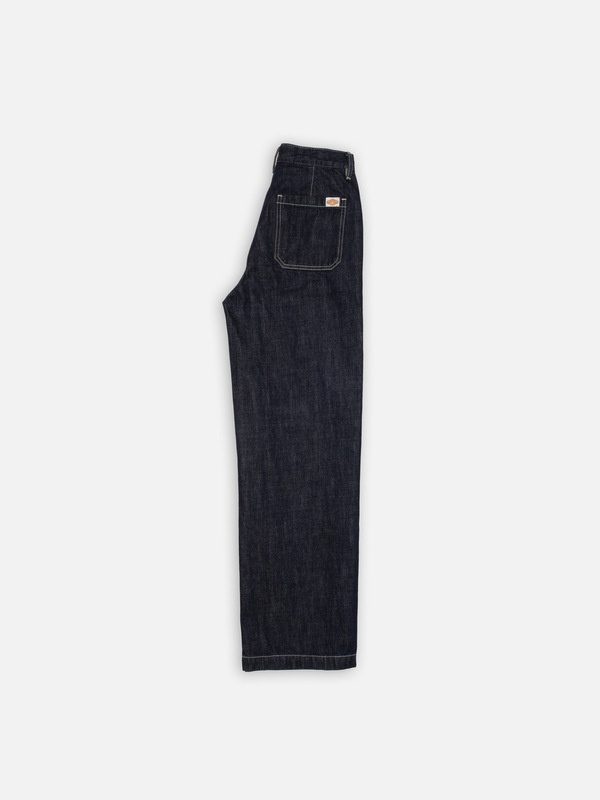 Wendy Double Knee Denim Pants Dark Blue - 4