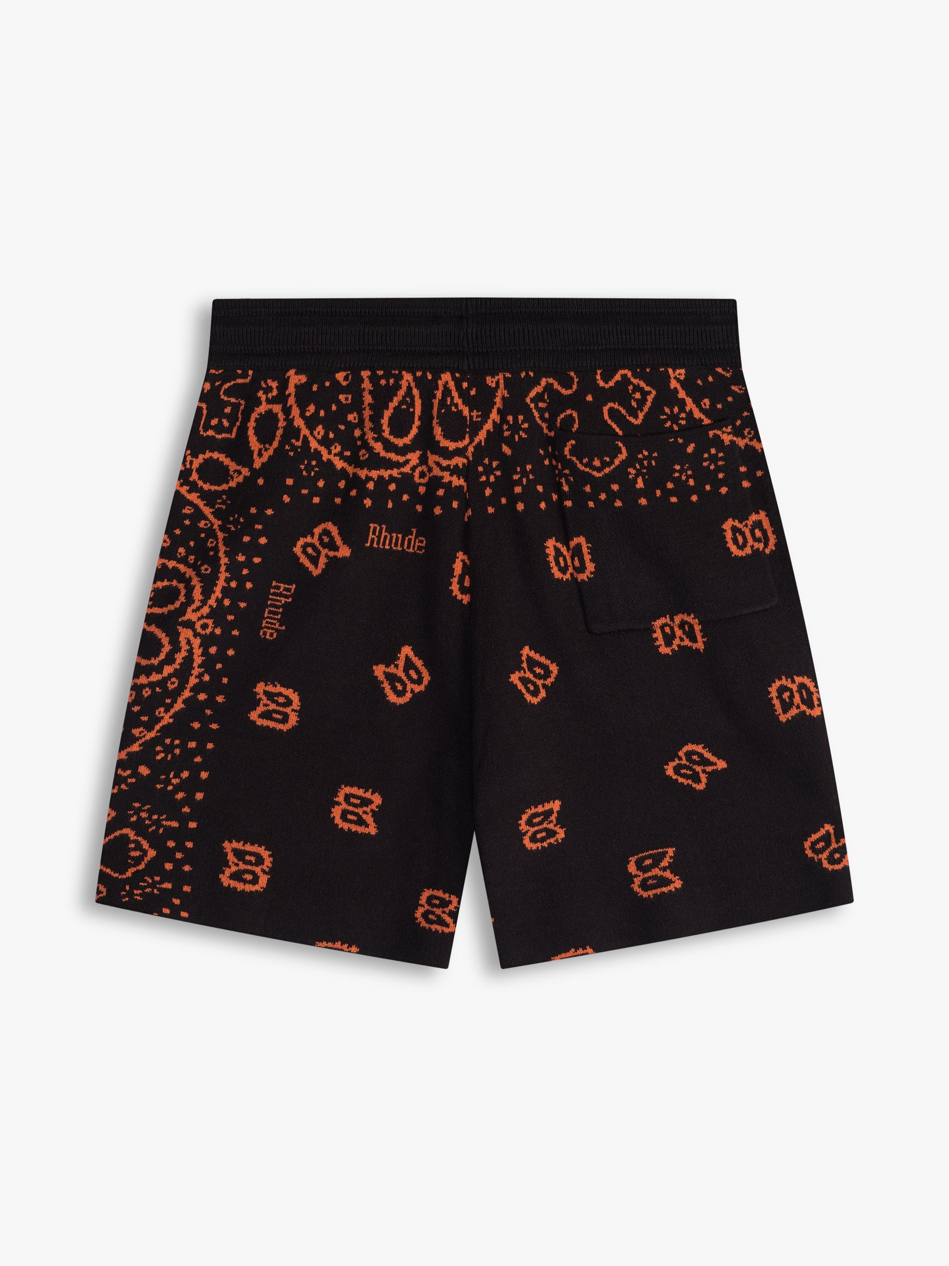 KNIT BANDANA SHORTS - 2