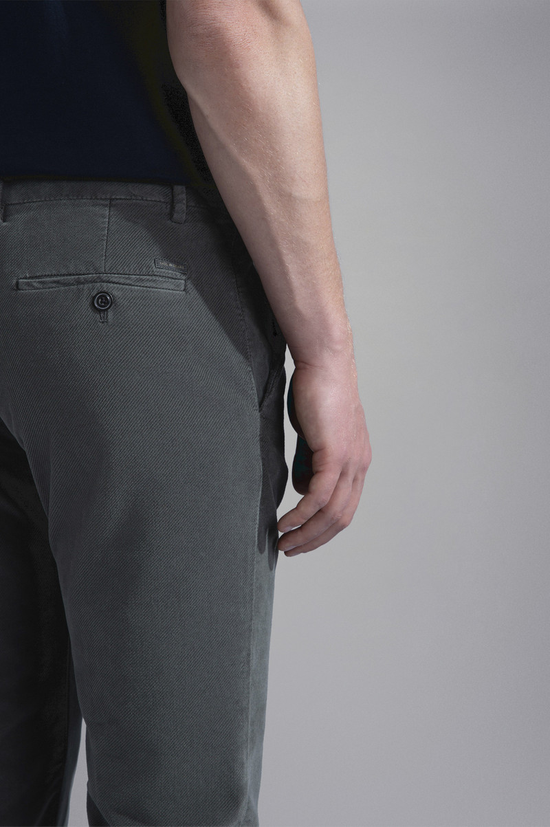 VELVET TWILL CHINO TROUSERS 4