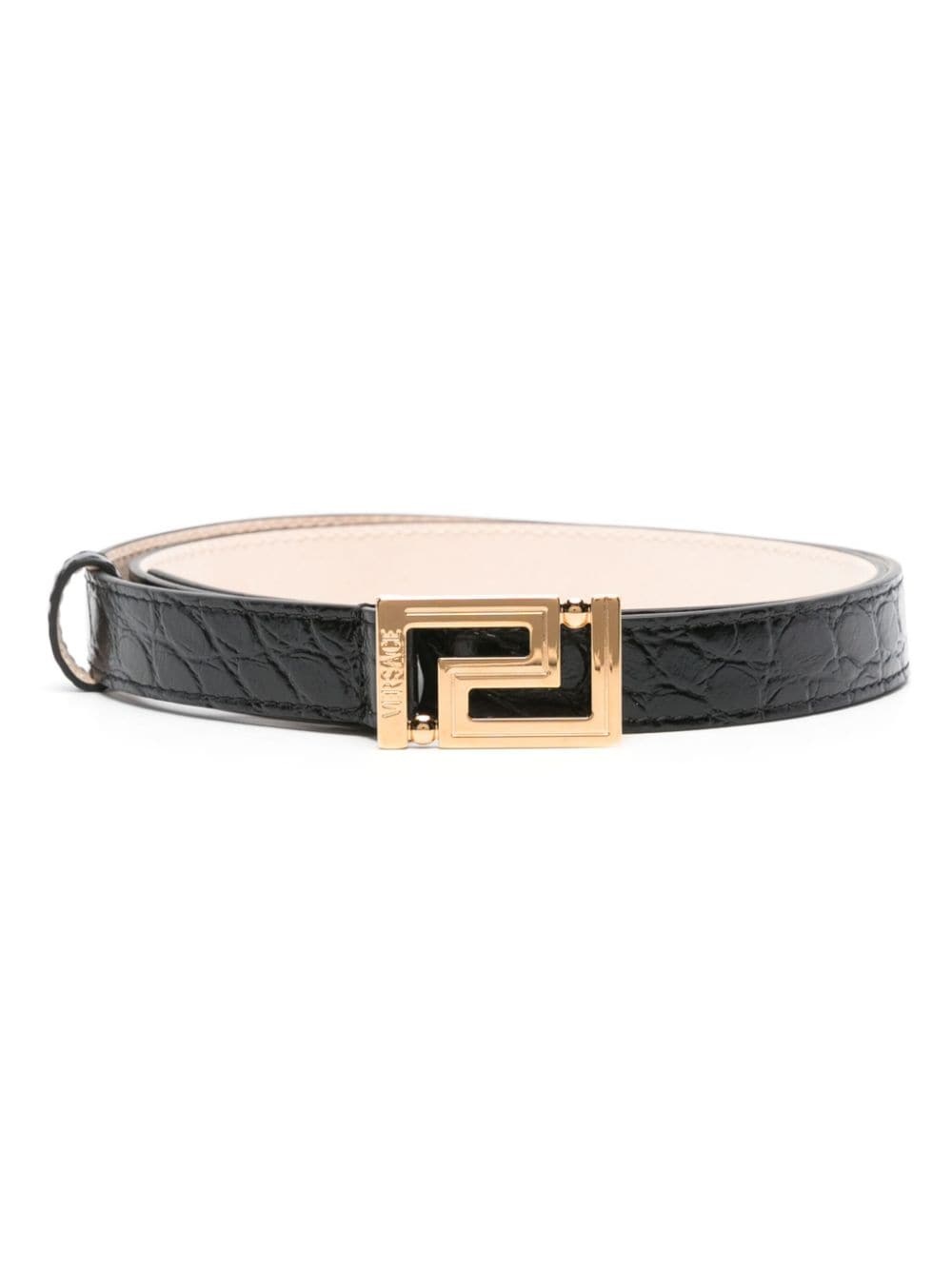 Greca Goddess leather belt - 1
