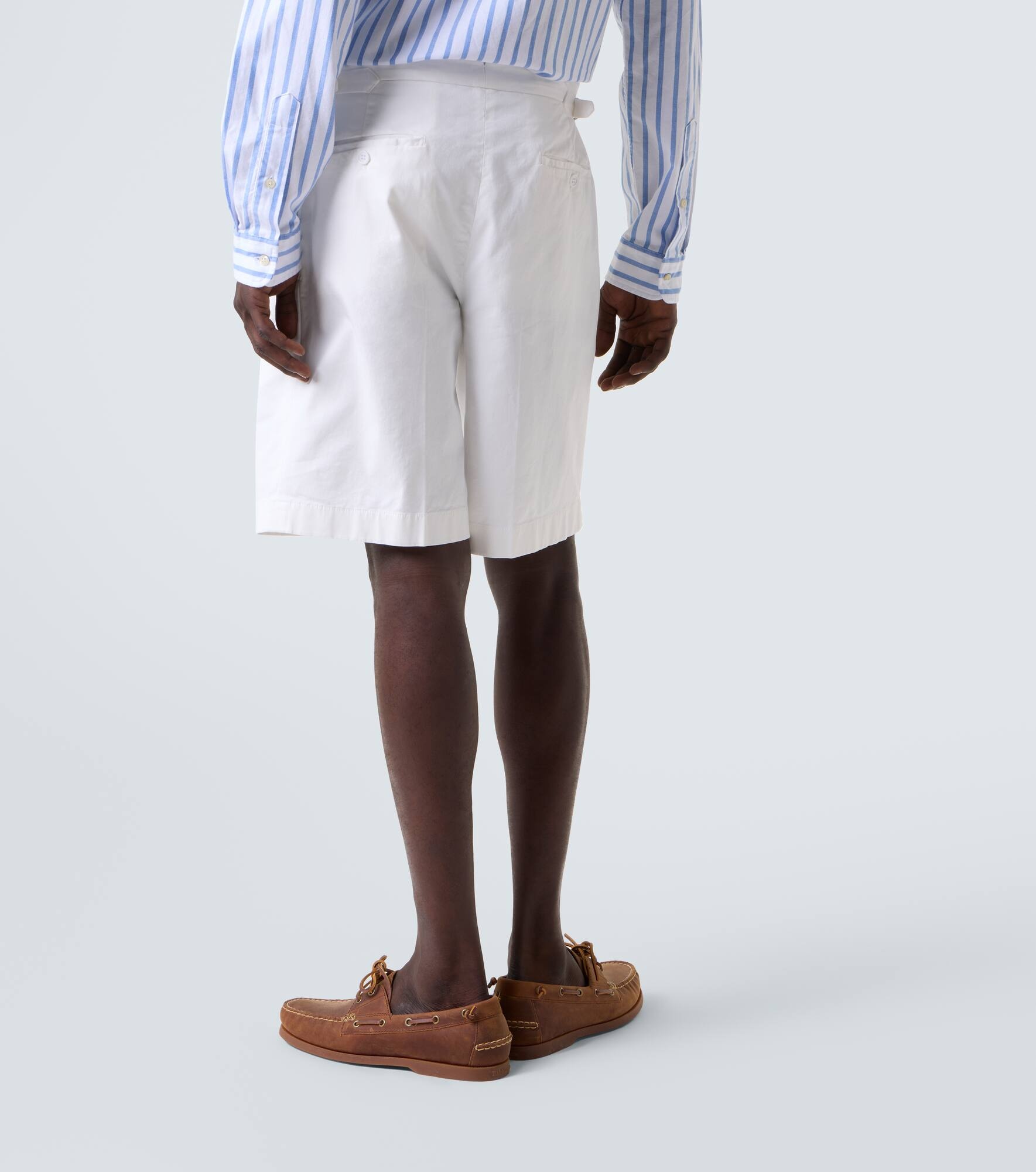 Cotton-blend shorts - 4