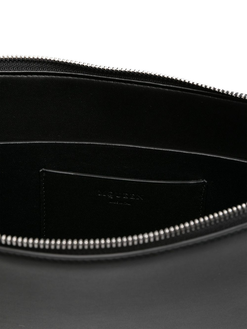 logo-print clutch bag 5