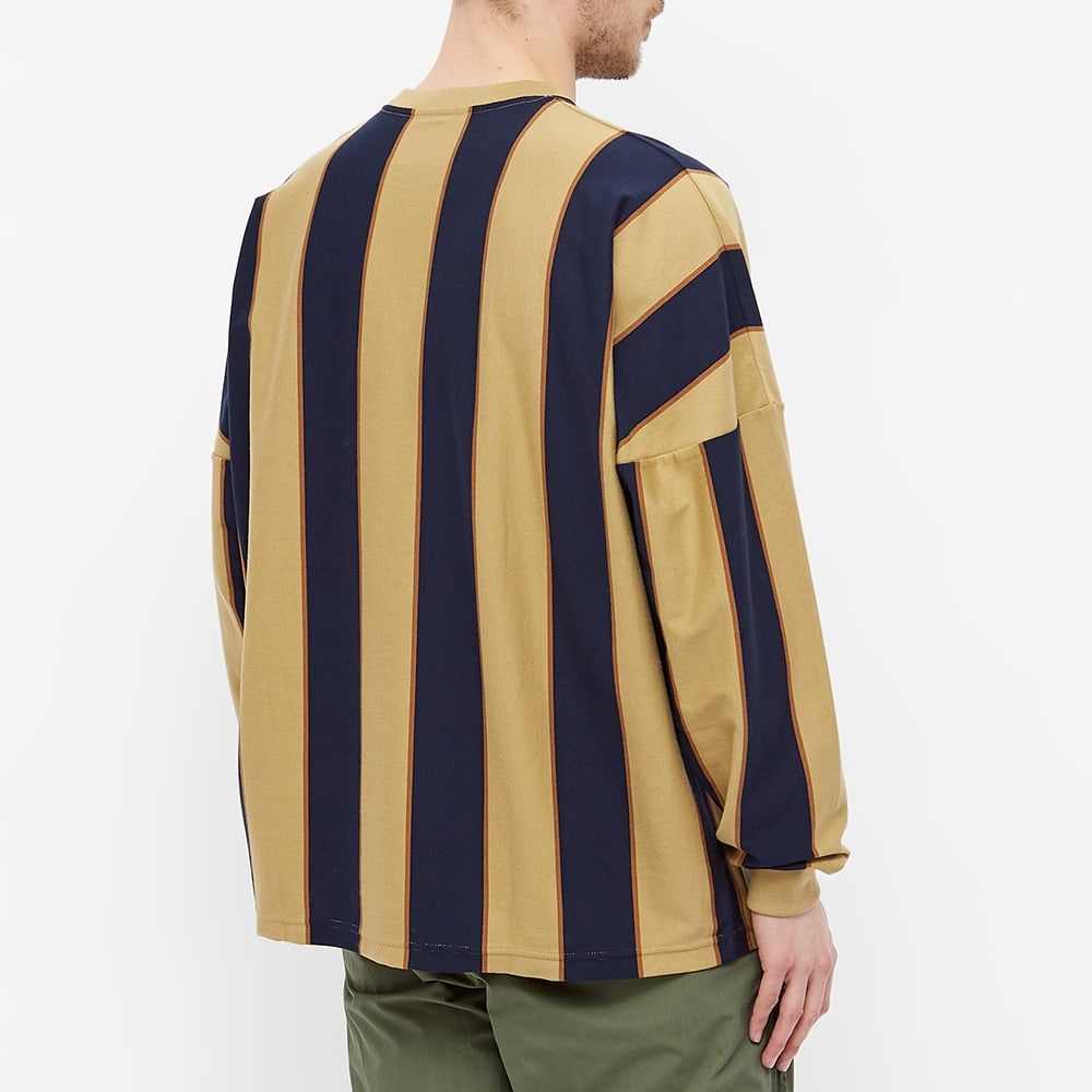 WTAPS Long Sleeve Peace Virtical Stripe Tee - 4