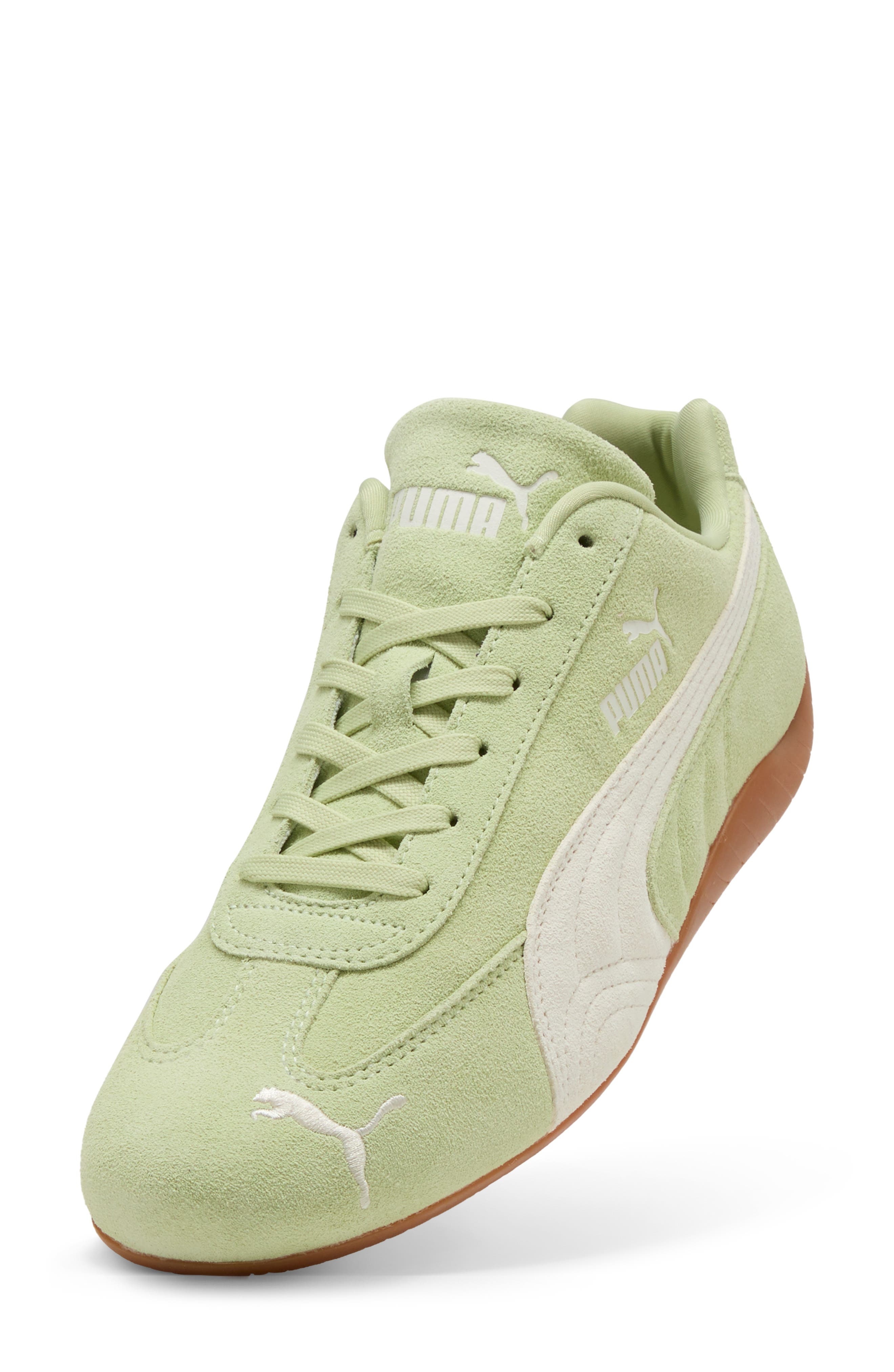 PUMA Speedcat OG Sneaker in Pistachio Green-Warm White at Nordstrom - 4