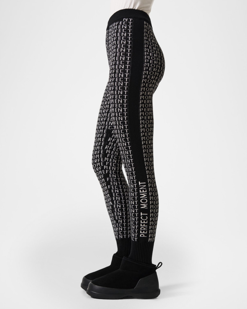 Monogram Merino Wool Leggings 5