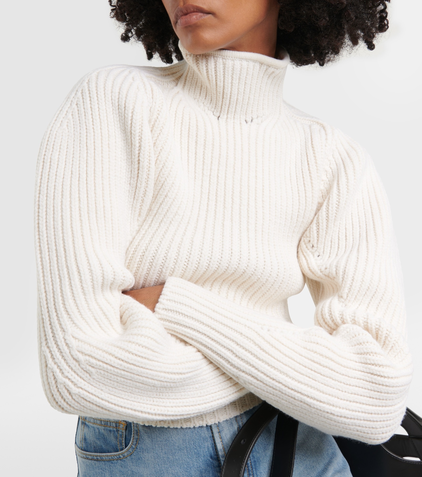 Ribbed-knit wool-blend sweater - 5