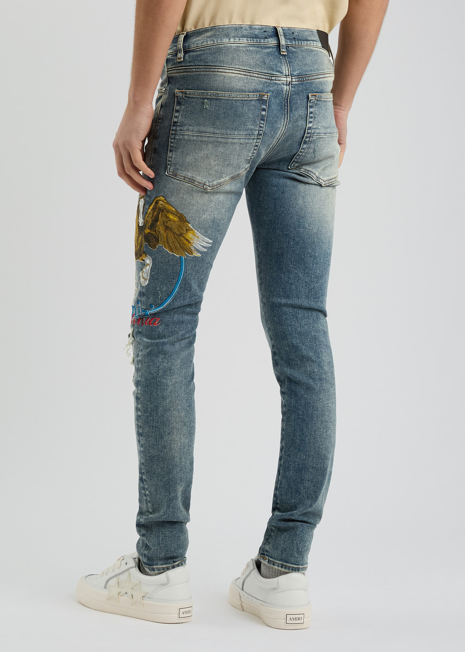 Amiri Pegasus Distressed Skinny Jeans - 3