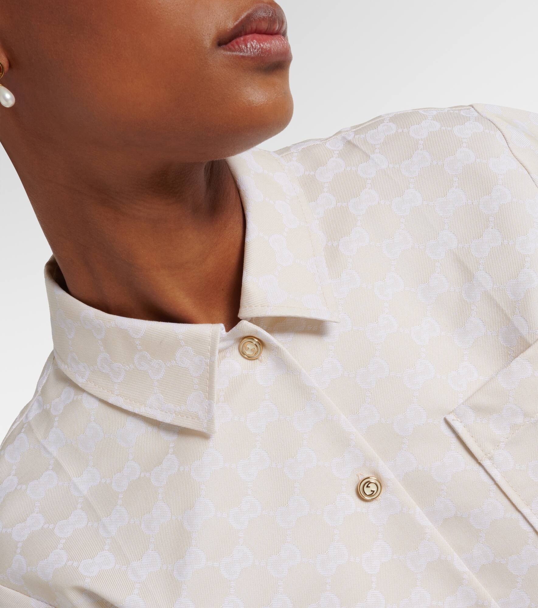 GG gabardine shirt - 5