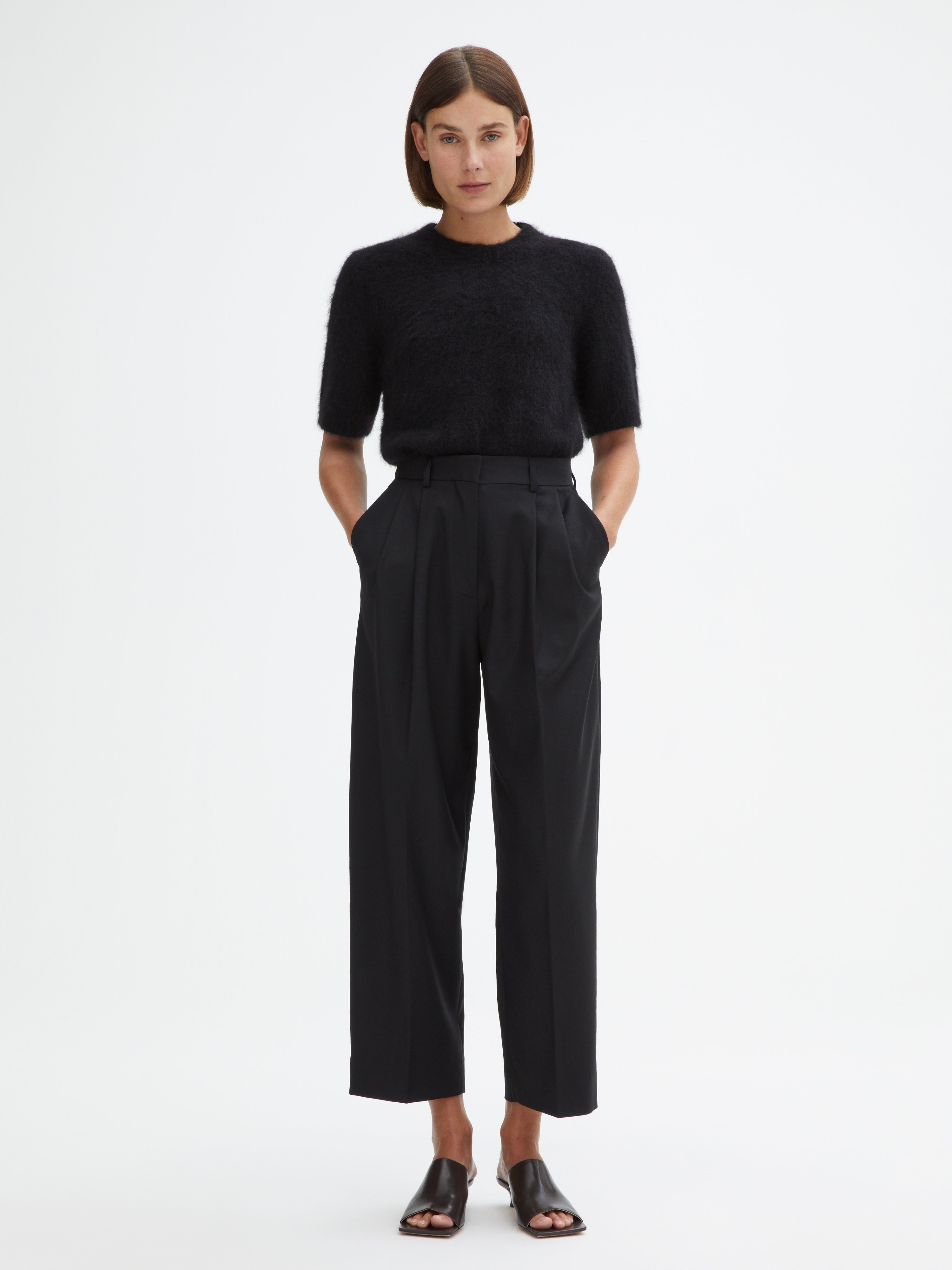 Wide suit trousers cropped - 2