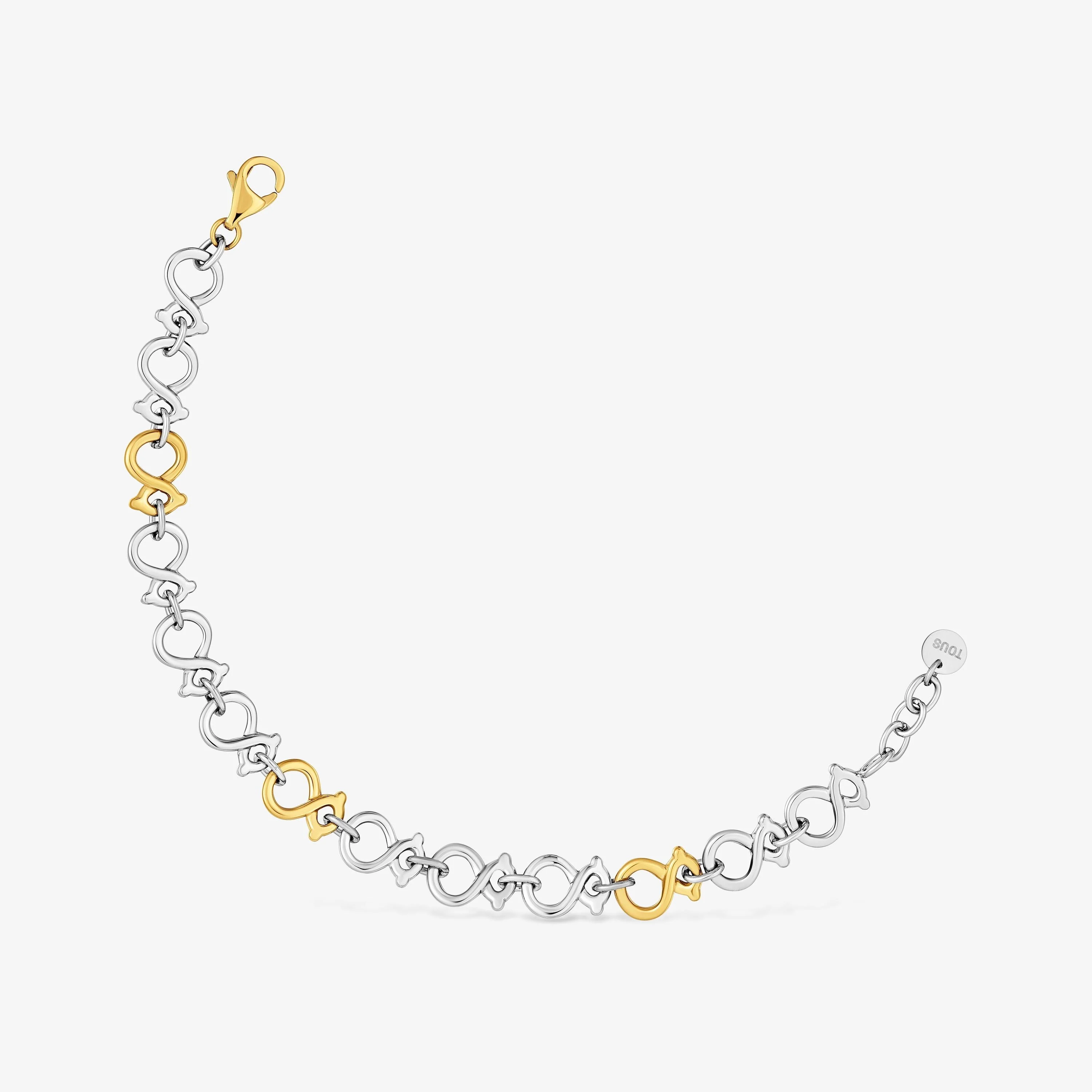 Two-tone steel Bracelet TOUS Infinity - 1