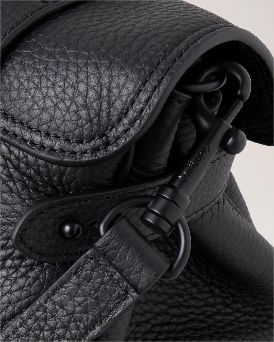 Alexa Black Heavy Grain Leather - 6