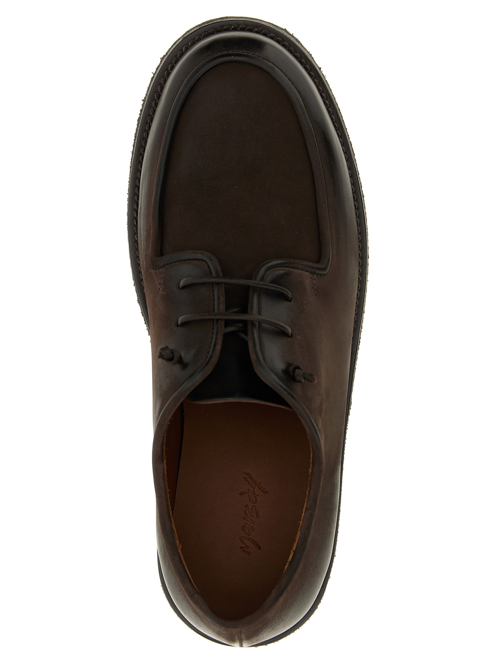 Moccar Lace Up Shoes Brown - 4