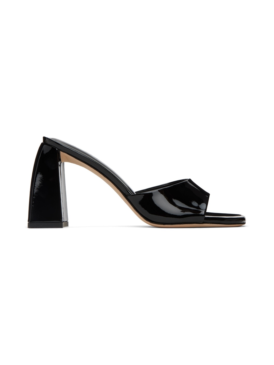 Black Michele Heeled Sandals - 1