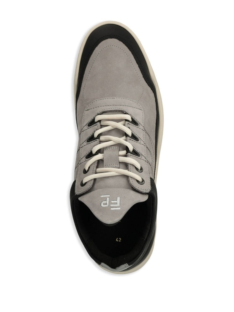 logo-embroidered sneakers 4