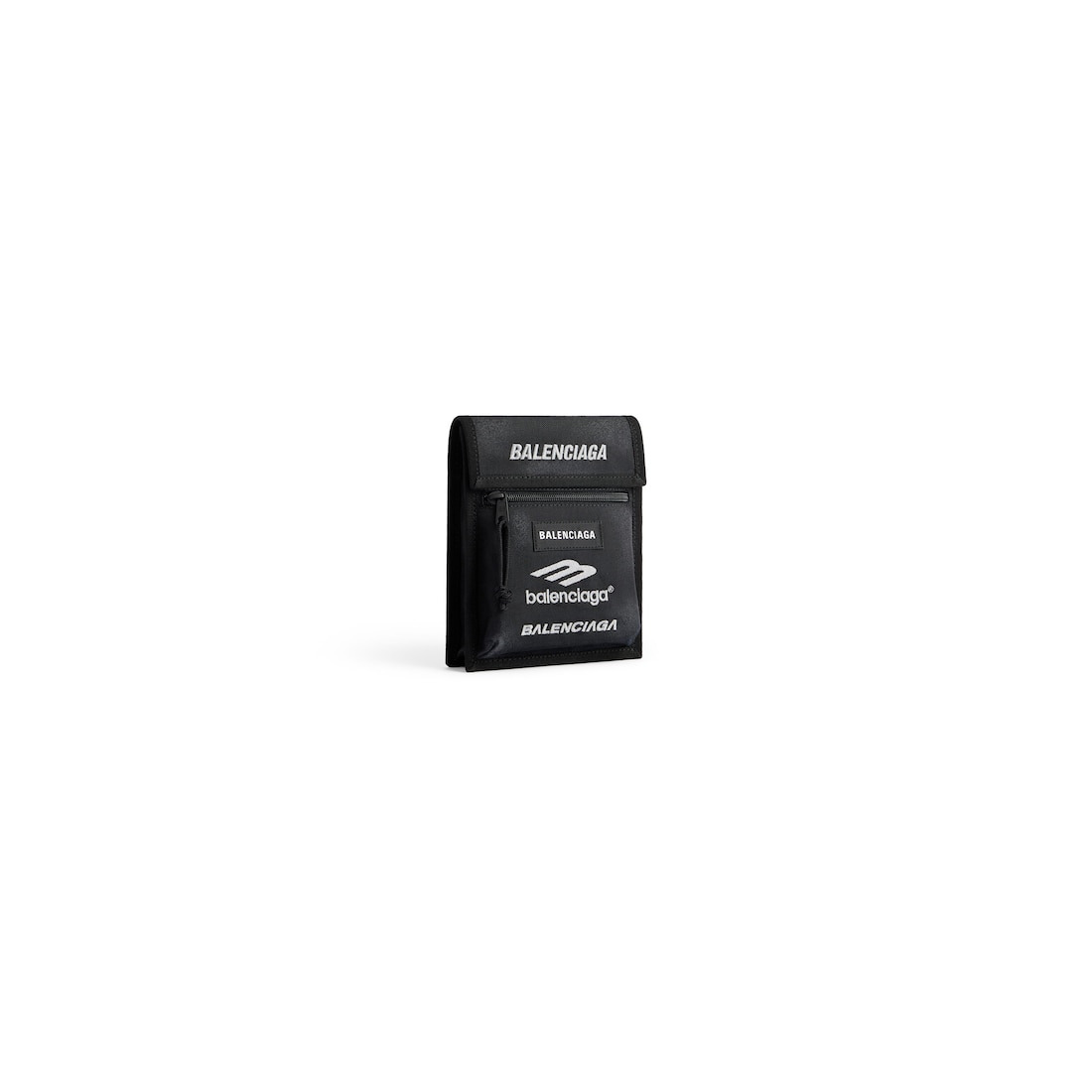 Men's Explorer Small Pouch With Strap  in Black - 2