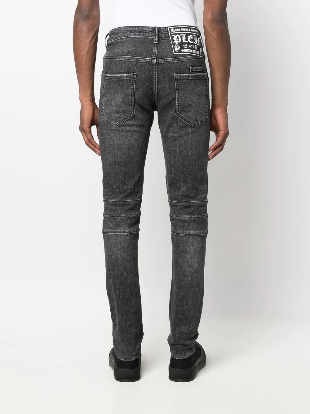 washed skinny-cut jeans - 4