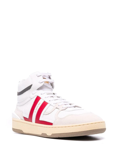 Lanvin logo-patch lace-up sneakers outlook