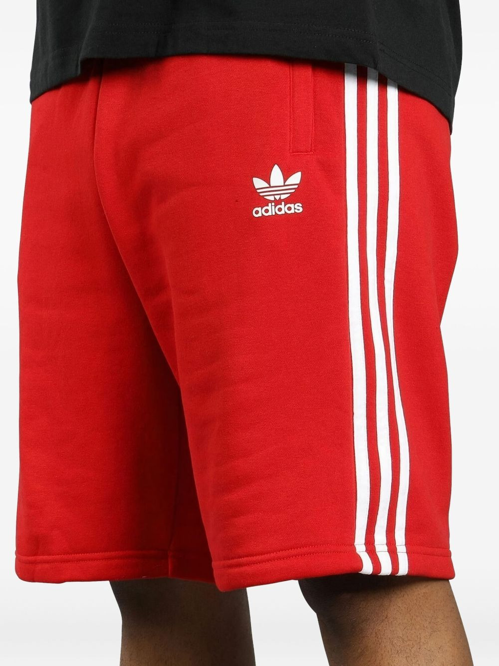 three-stripe trefoil shorts - 2