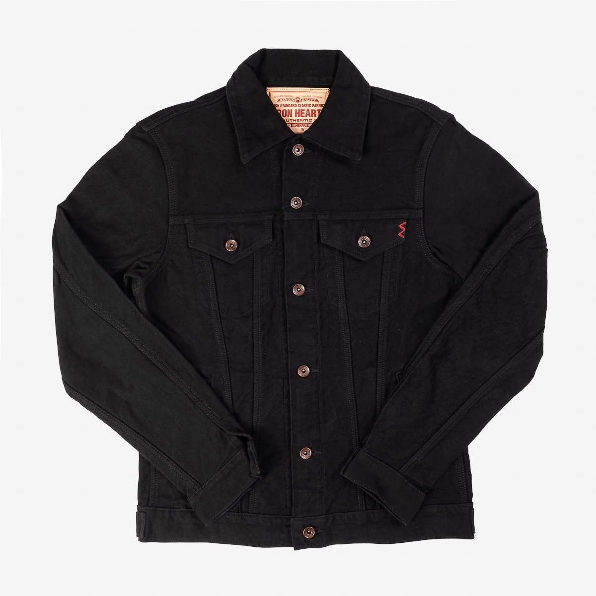 12oz Moleskin Modified Type III Jacket - Black - 18