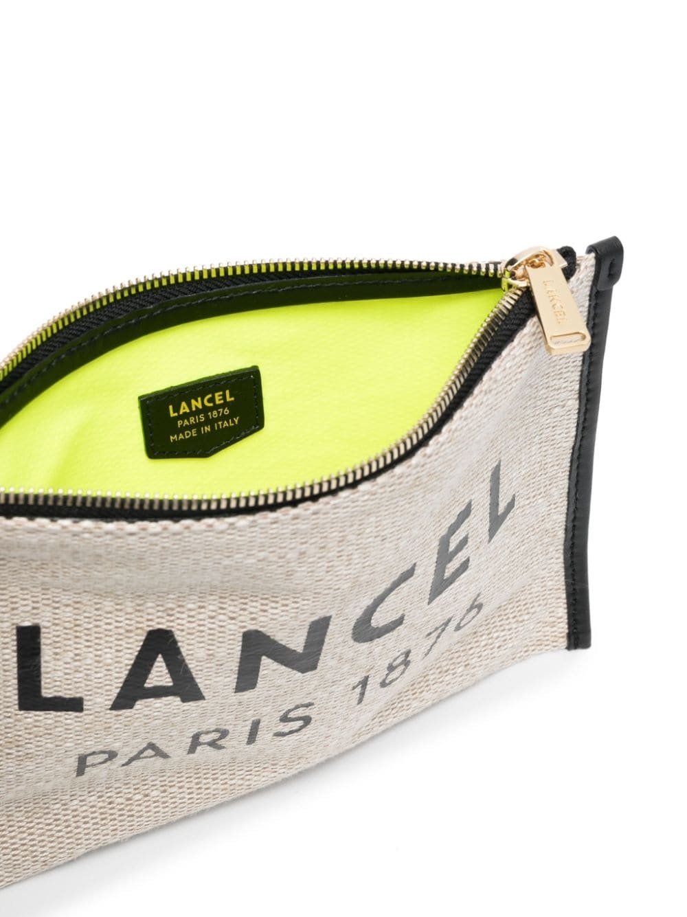 logo-print clutch bag - 5