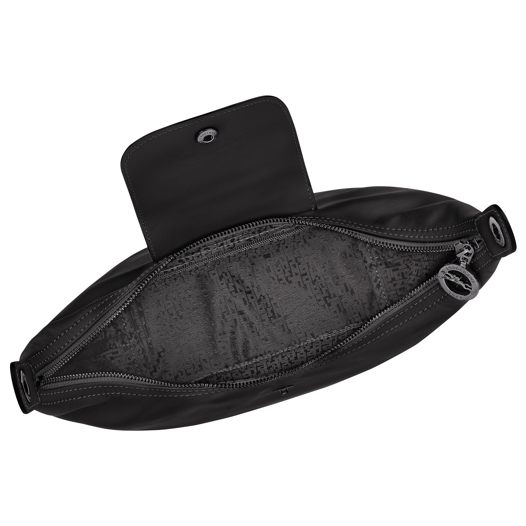 Le Pliage Xtra M Shoulder bag Black - Leather - 5