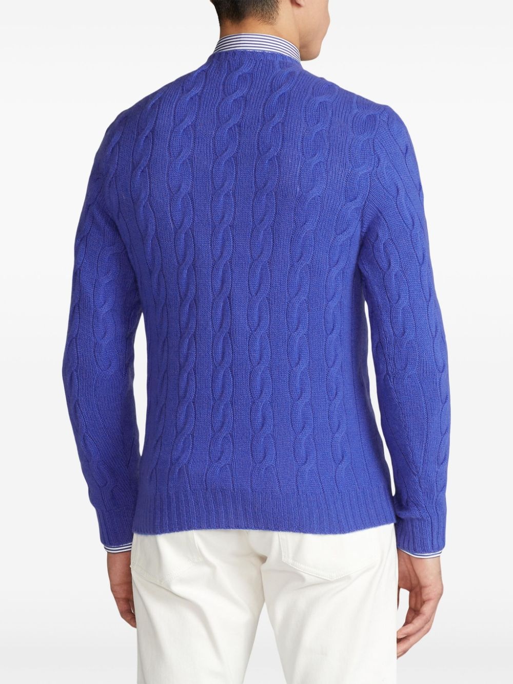 cable-knit jumper - 5