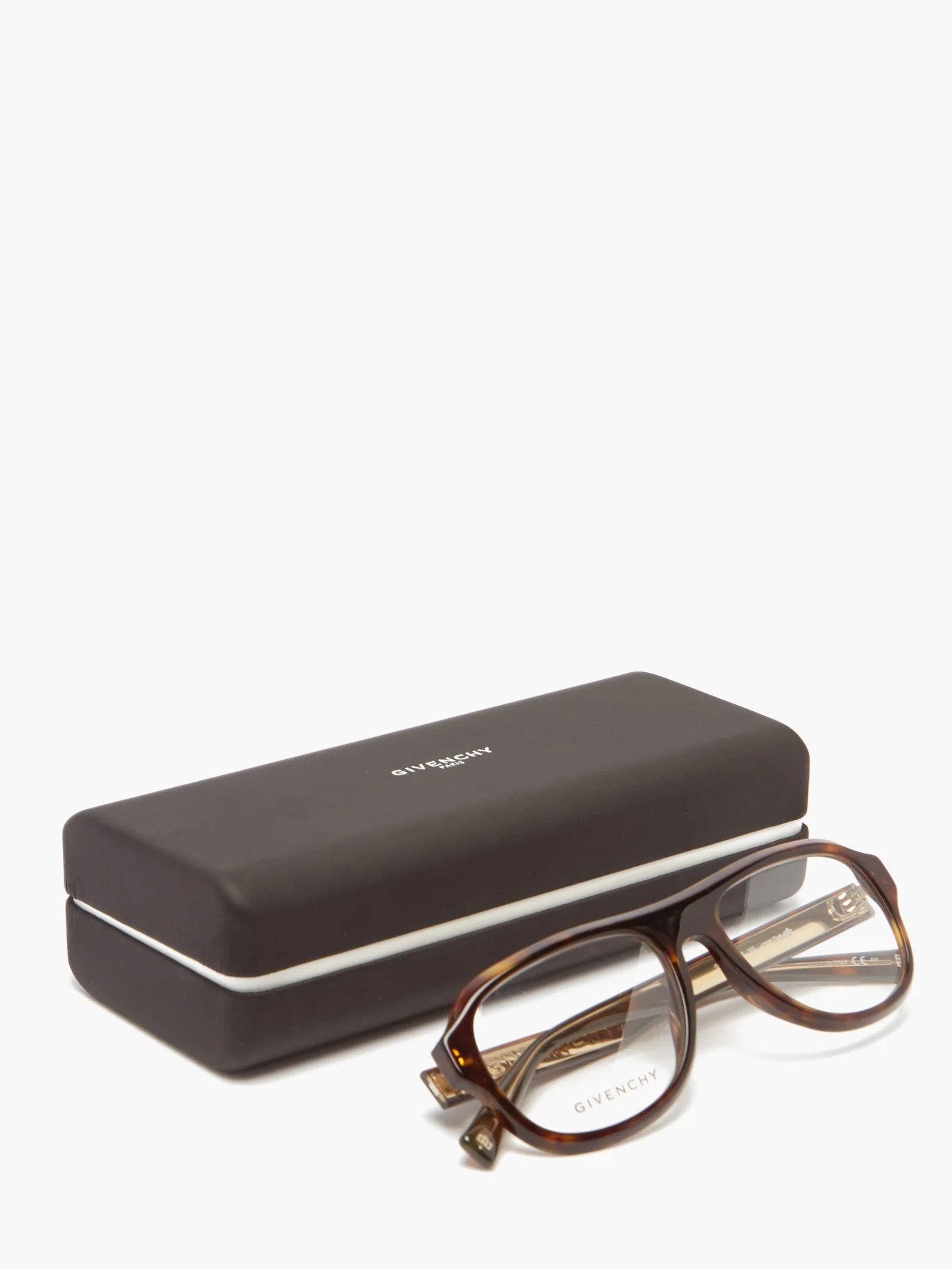 Aviator tortoiseshell-acetate glasses - 5