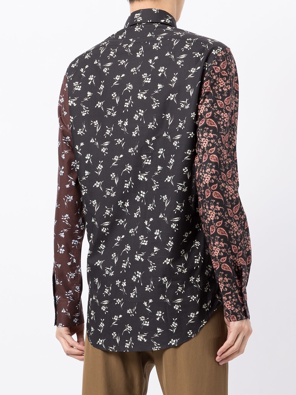 floral-print buttoned-up shirt - 4