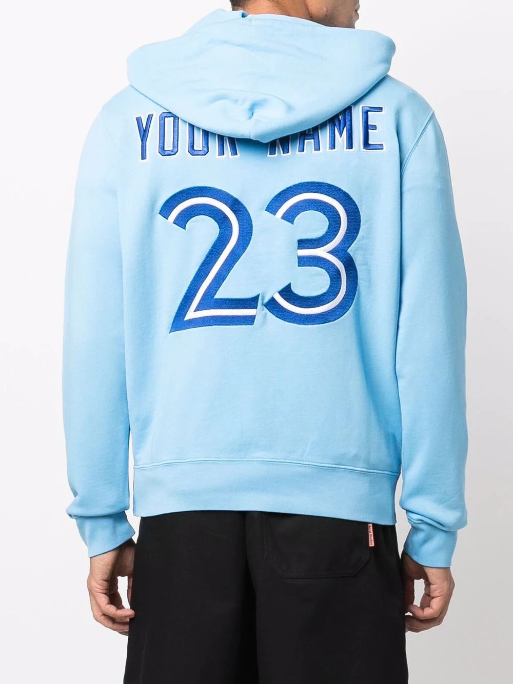 x MBL Blue Jays logo-print hoodie - 4
