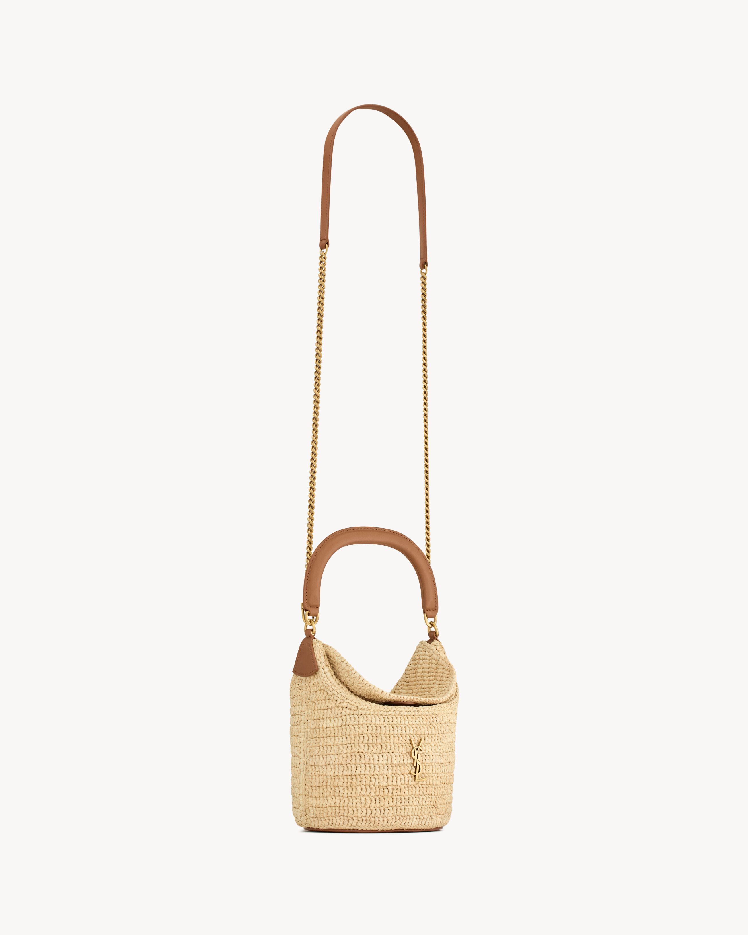 GABY BUCKET BAG IN RAFFIA - 6