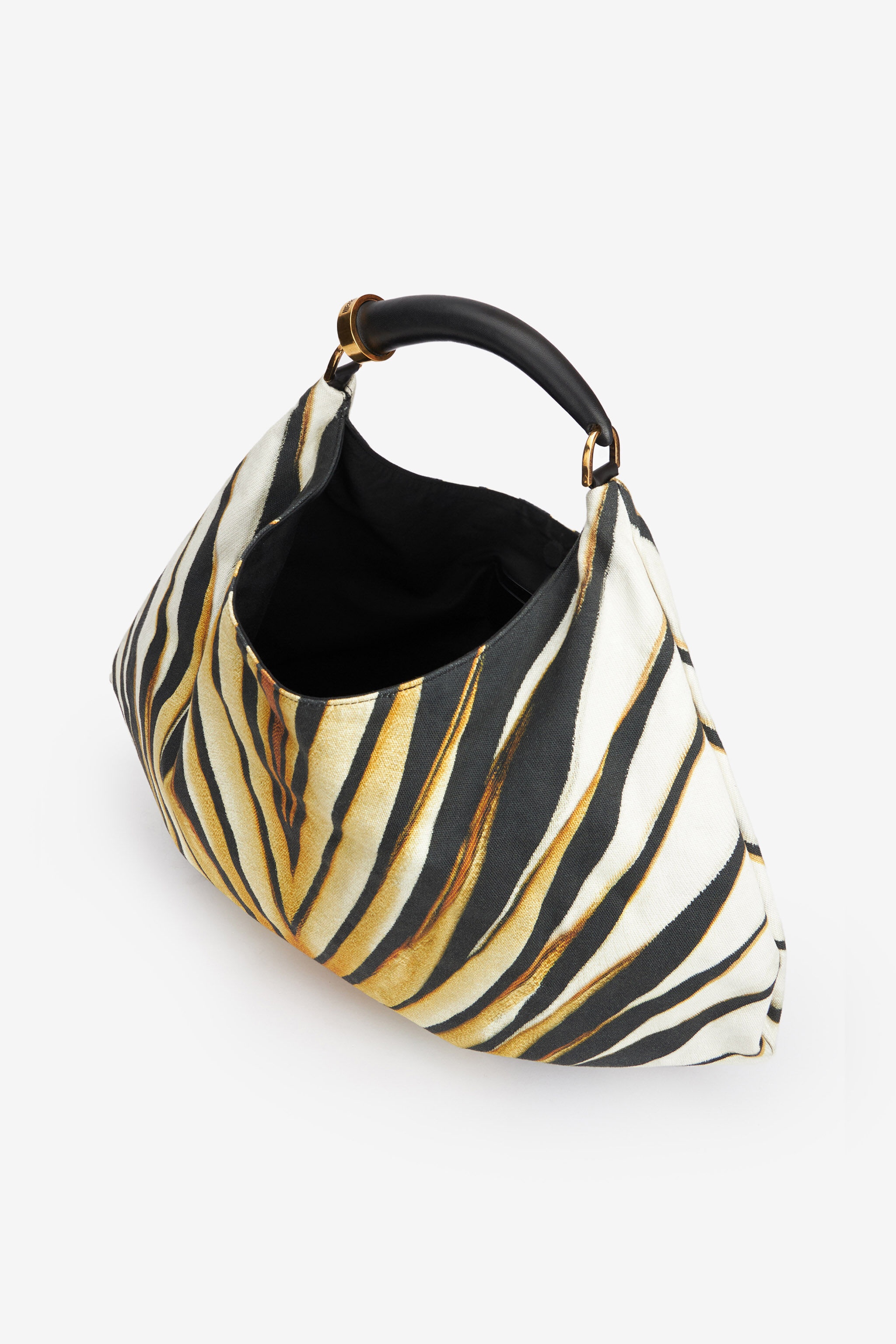 Ray Of Gold Print Shoulder Bag - 6