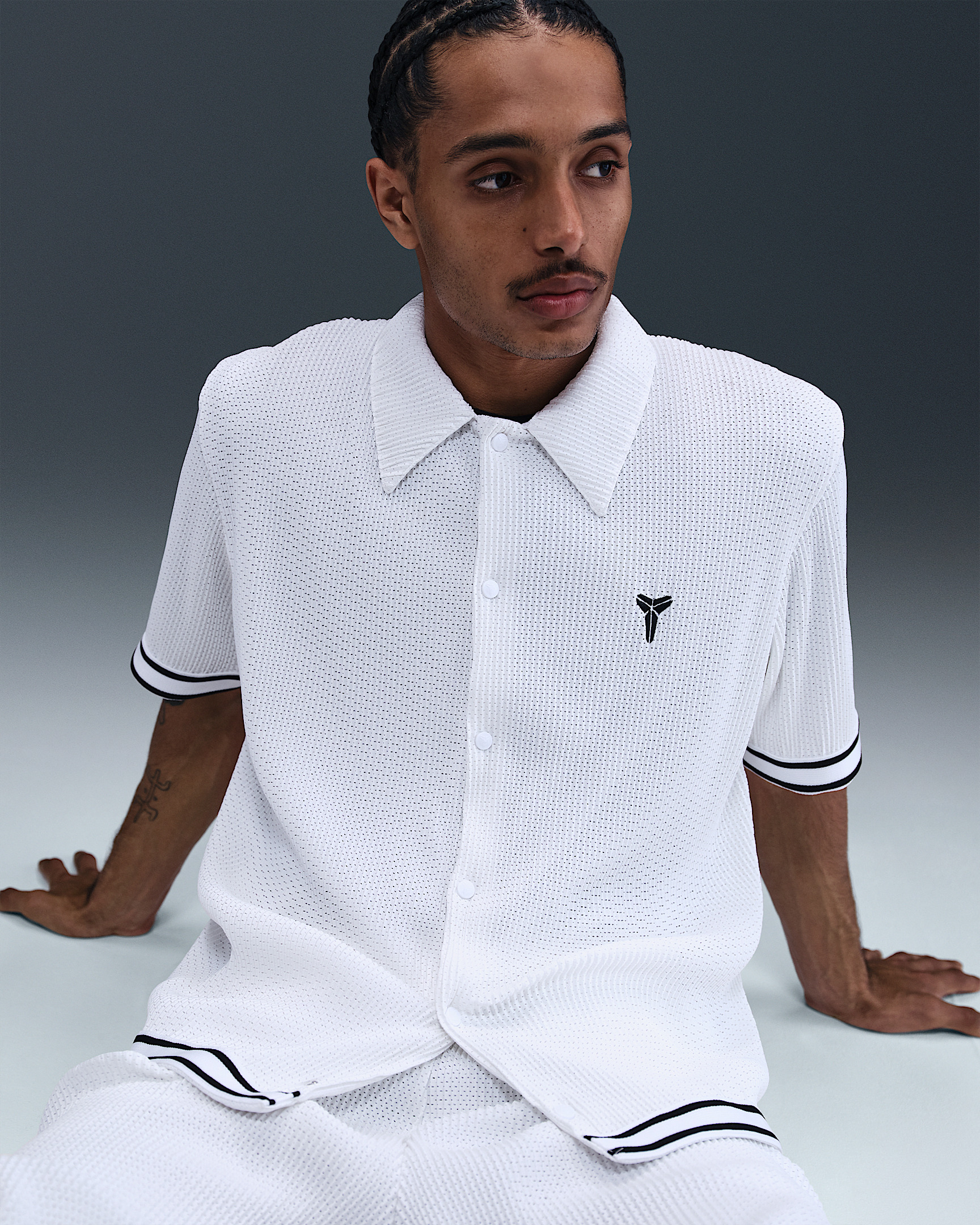 Kobe Men's Pleated Short-Sleeve Basketball Top - 3