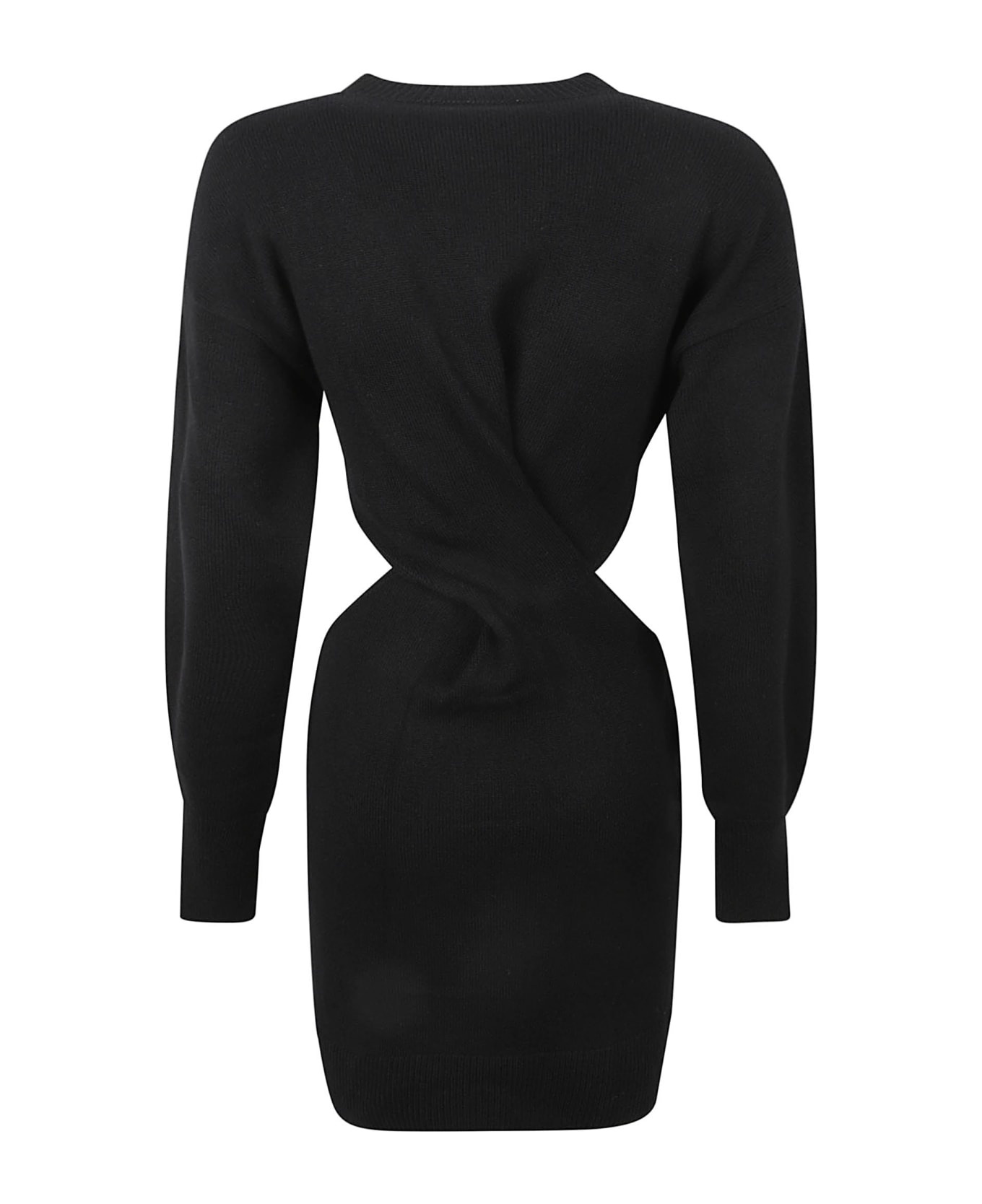 Side Slit Twisted Rib Dress - 2
