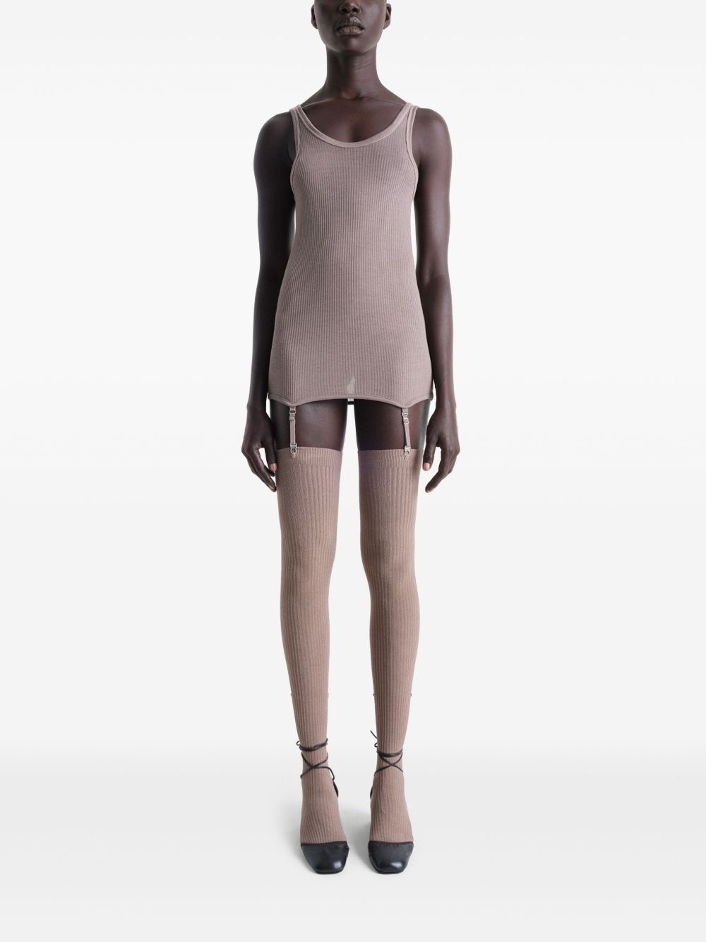 seamless wool tank top - 2
