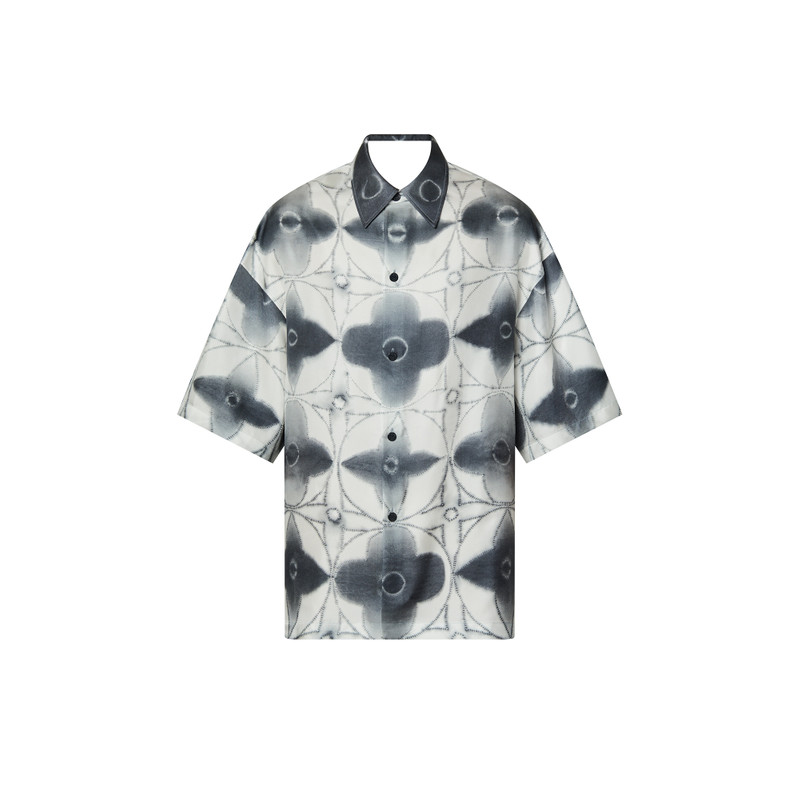 Multi Buttonholes Short-Sleeved Pyjama Shirt 1