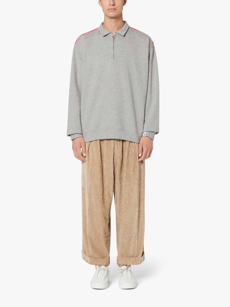 Mackintosh GREY X PINK COTTON ZIP FRONT SWEATSHIRT | GJF-300 outlook