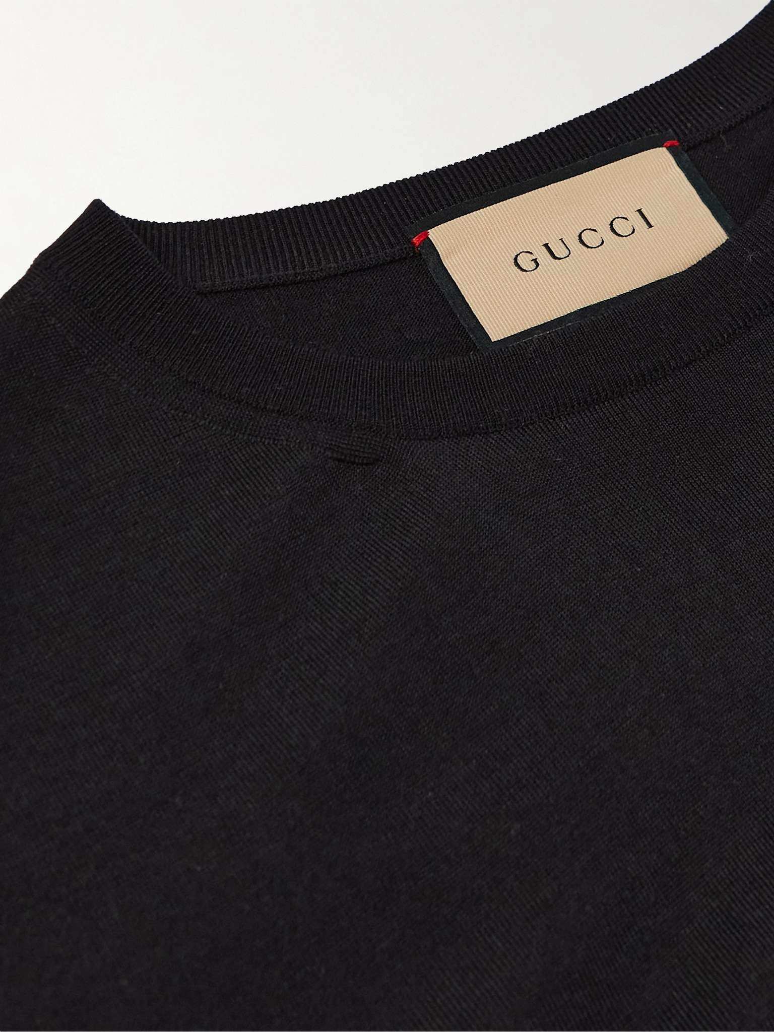 Logo-Embroidered Wool Sweater - 6