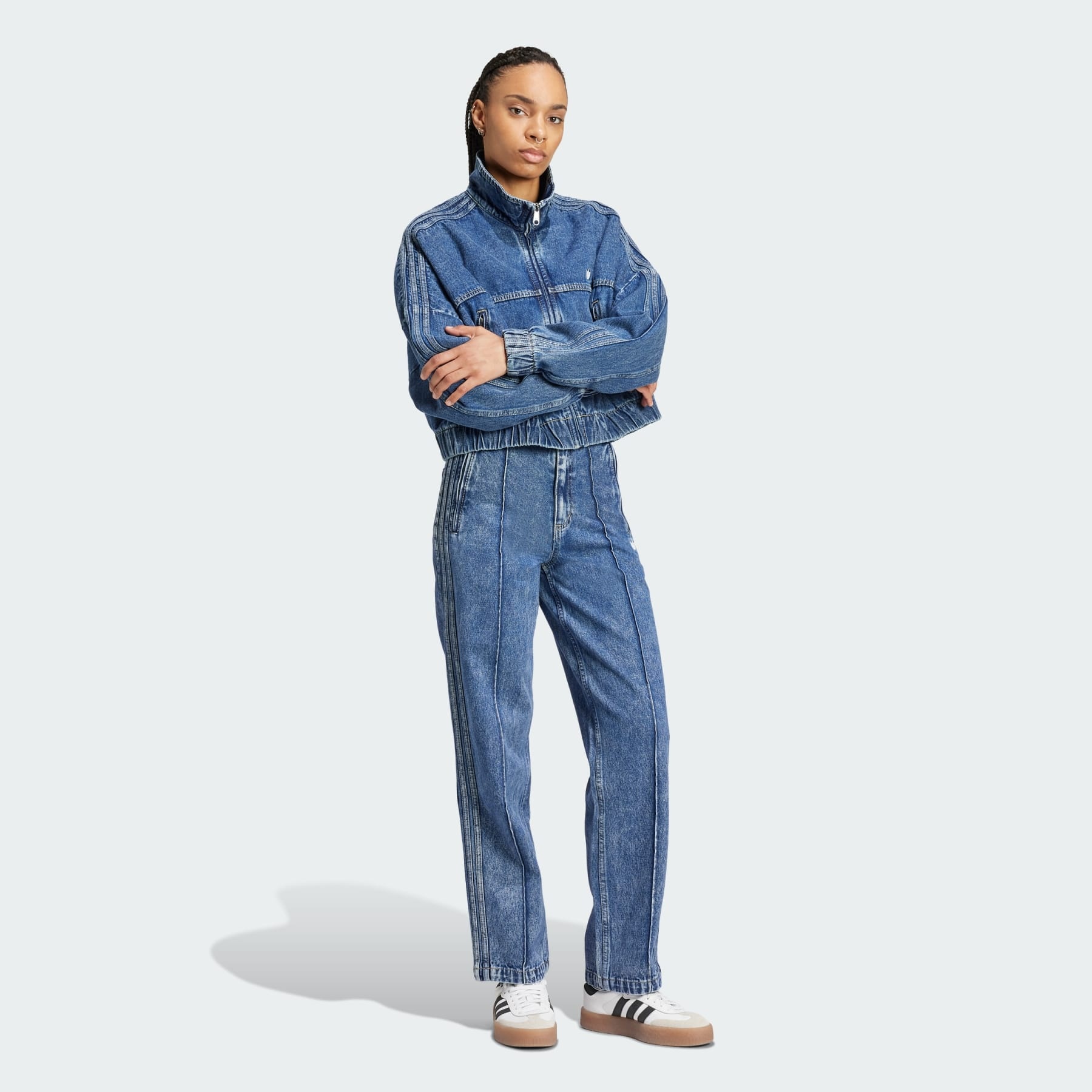 Premium Essentials Denim Straight Leg Pants - 4