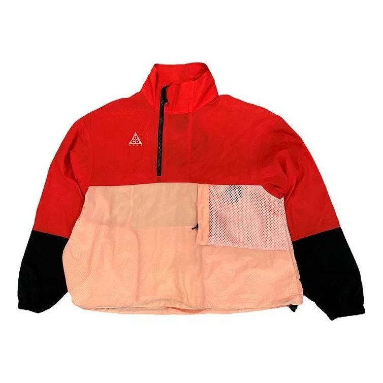 (WMNS) Nike Lab ACG Anorak 'Habanero Red Bleached Coral Black' BQ7292-634 - 1
