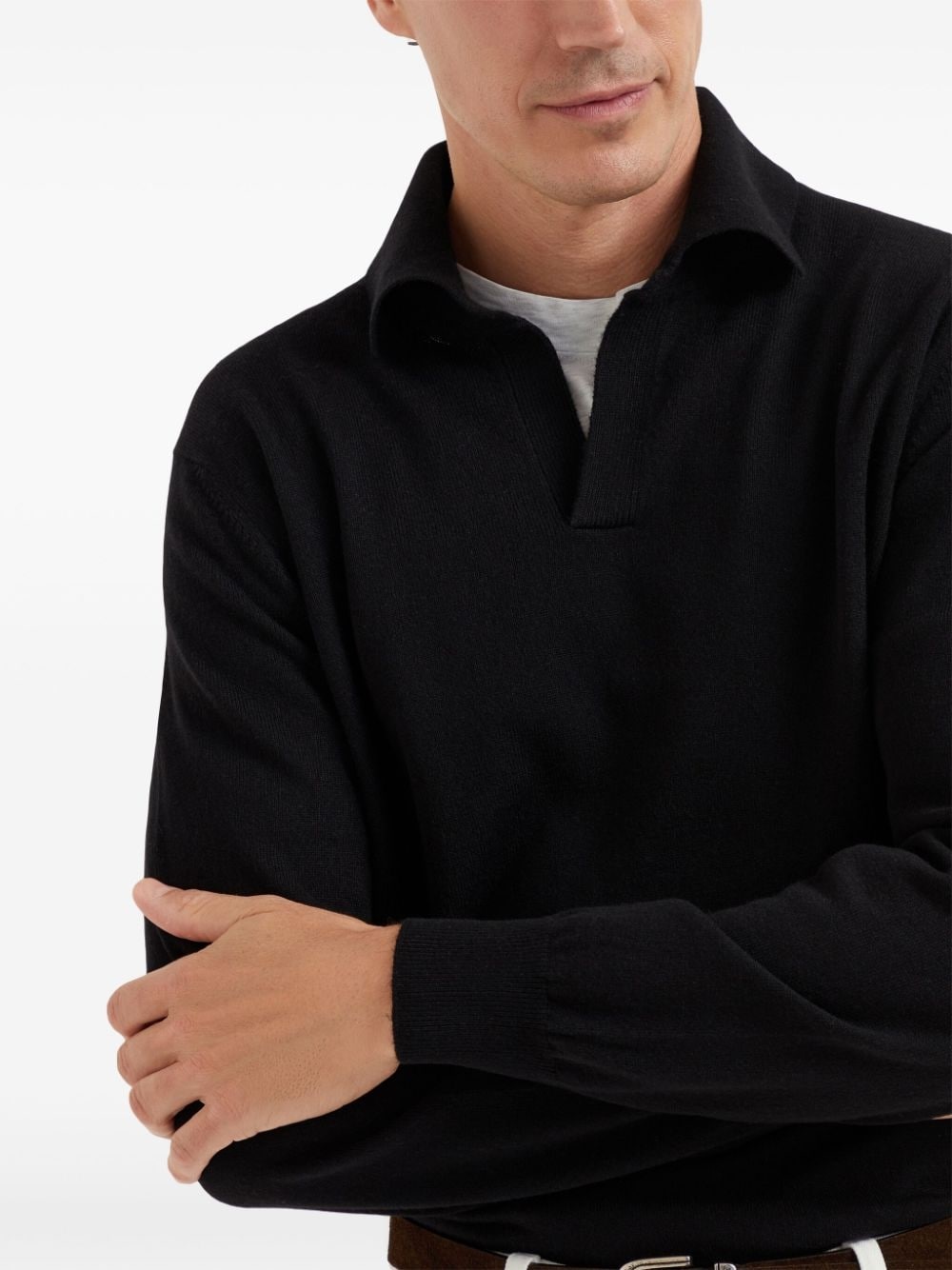 cashmere polo shirt - 5