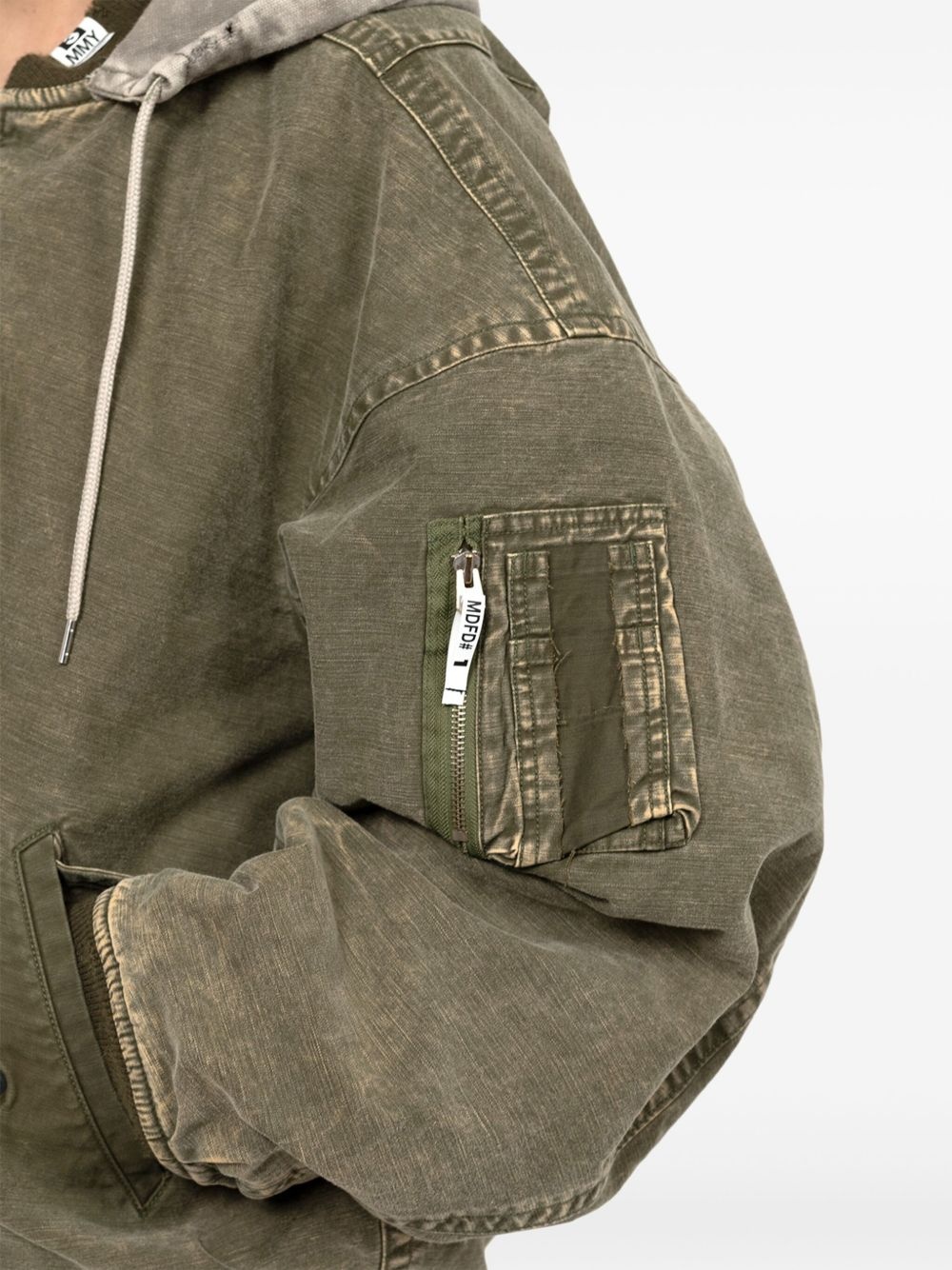 double layered flight jacket - 4