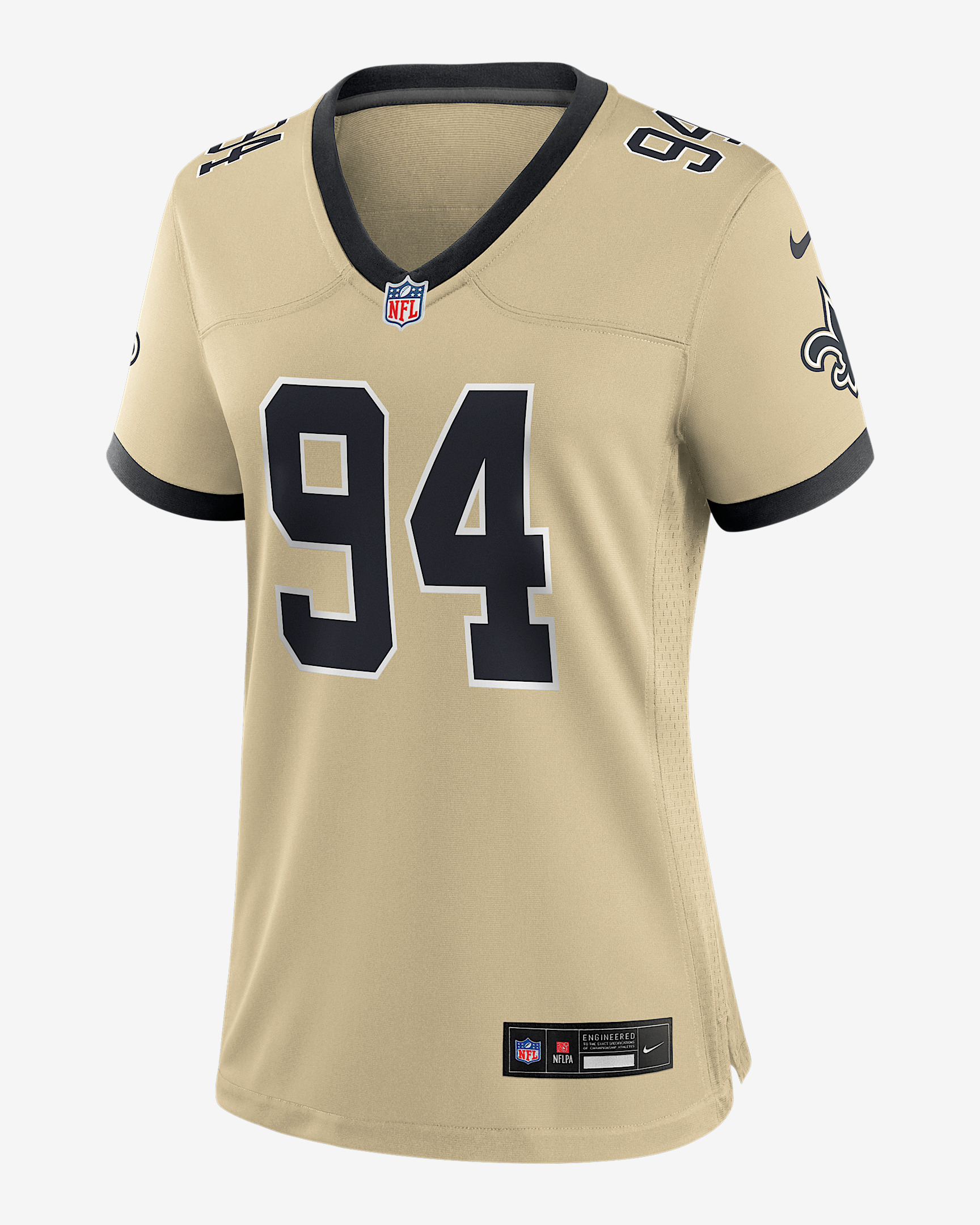 Cameron Jordan New Orleans Saints Women’s Nike NFL Game Jersey - 1