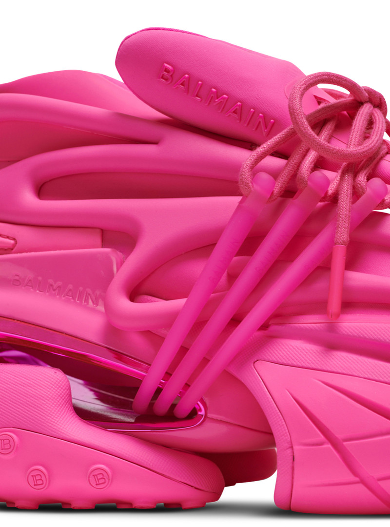 Unicorn trainers in neoprene and rubberised leather 8