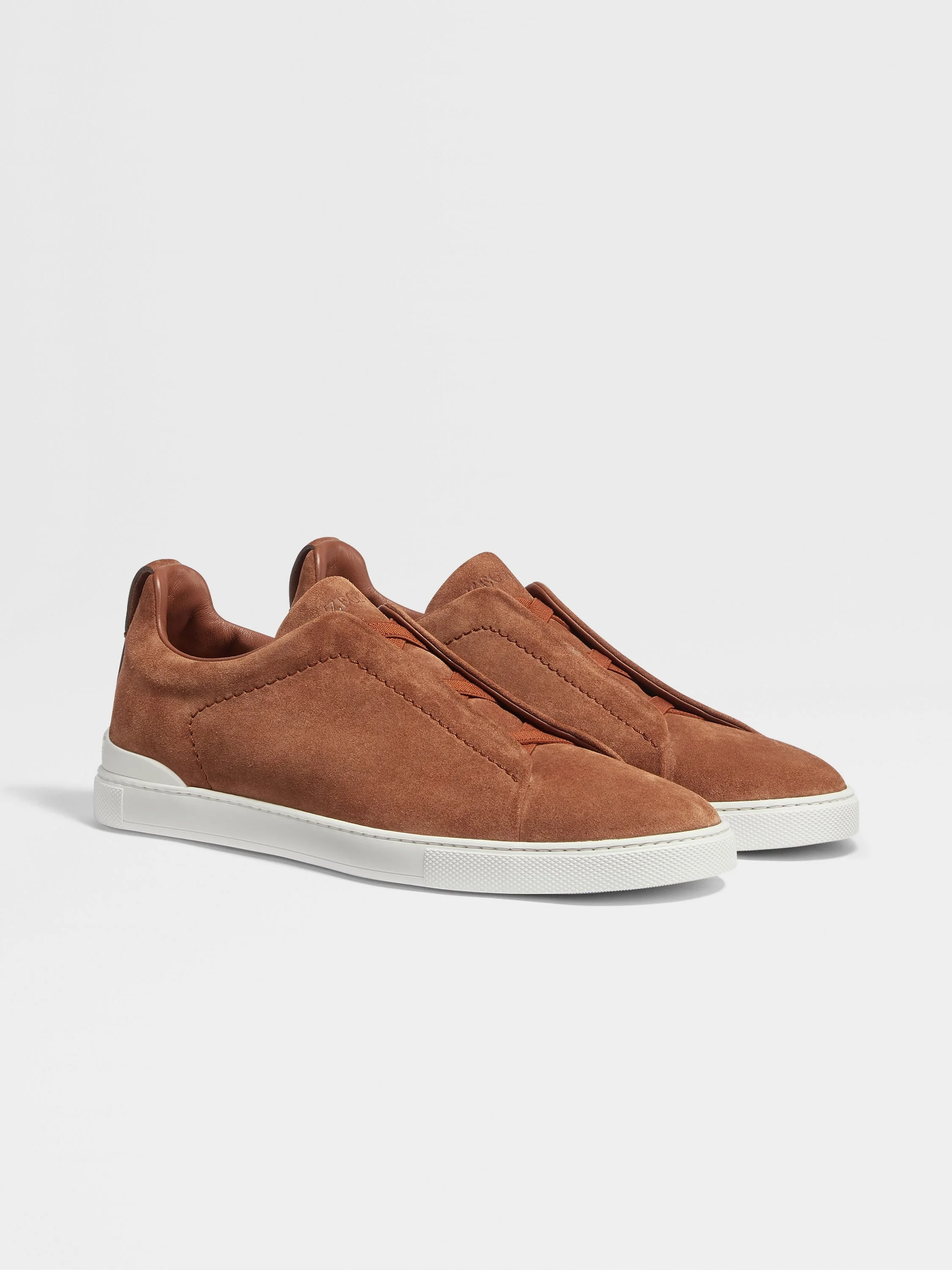 TOBACCO SUEDE TRIPLE STITCH™ SNEAKERS - 1