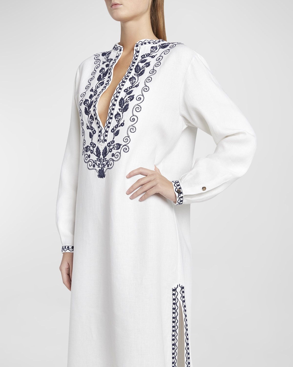 Abito Faye Embroidered Antigua Dress - 7