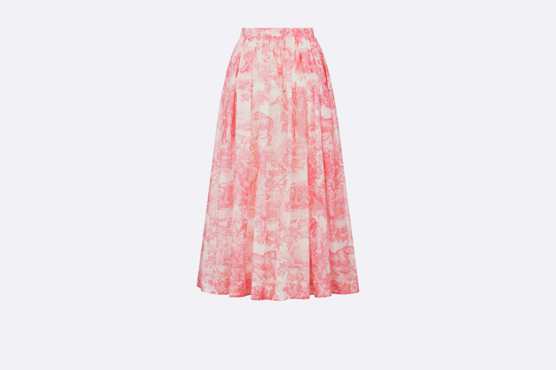 Dioriviera Flared Mid-Length Skirt 6