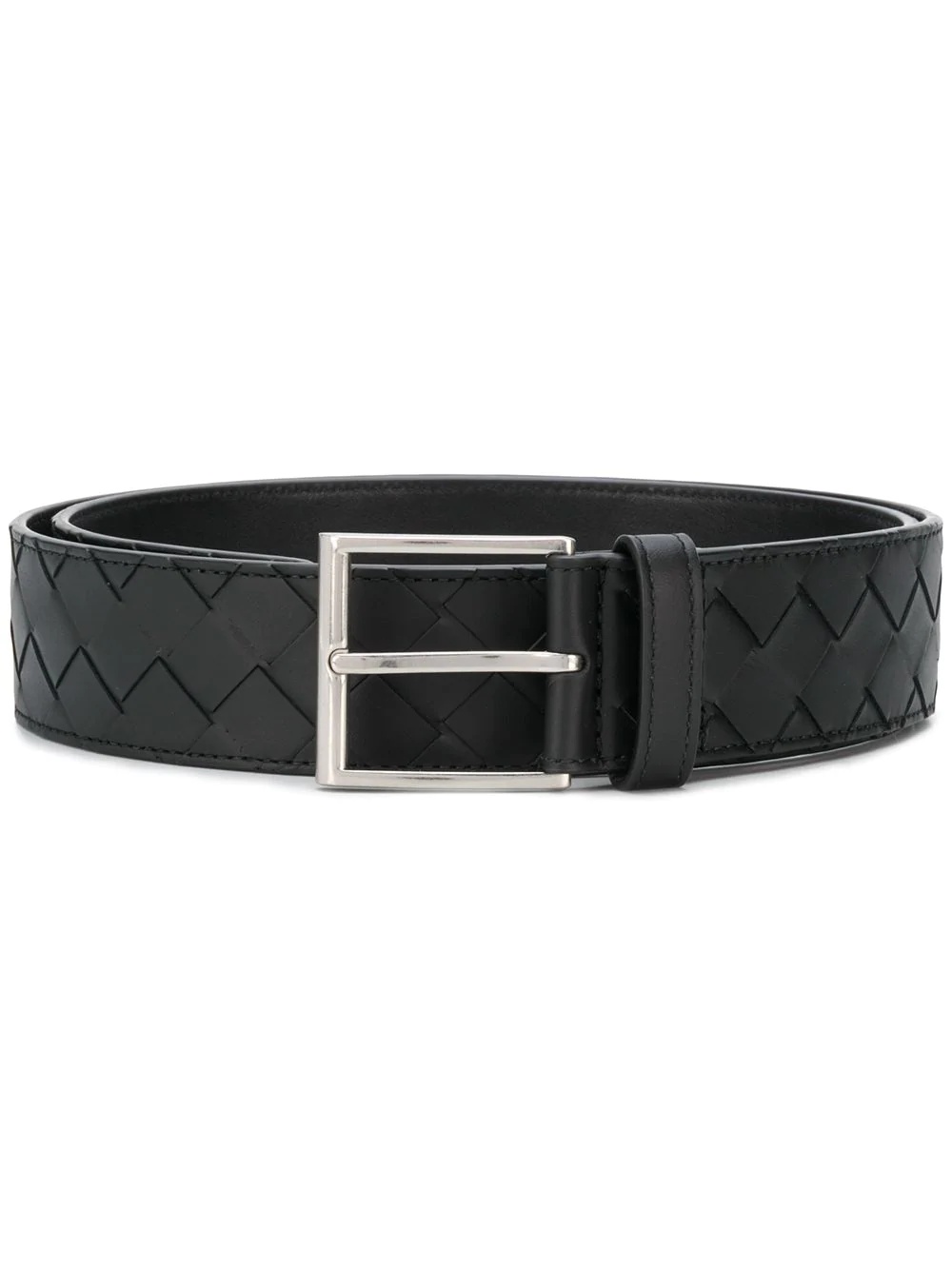 intrecciato weave effect belt - 1